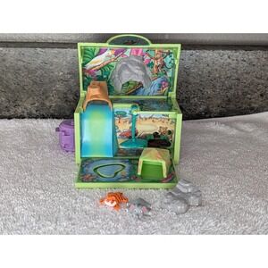 Vintage Pound Puppies 1995 Jungle Mini Compact 2 Figures Tiger Elephant READ